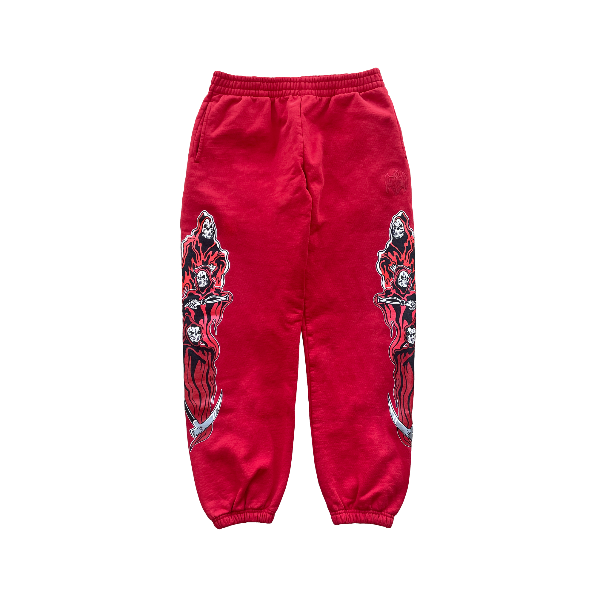 Three Reapers Sweatpants - Red/Red – Warren Lotas