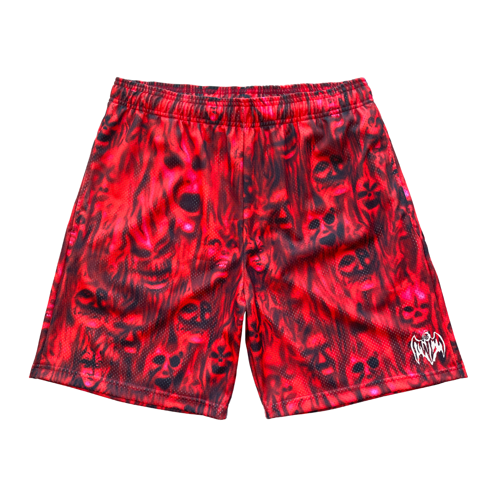 Wall of Flesh Shorts - Red