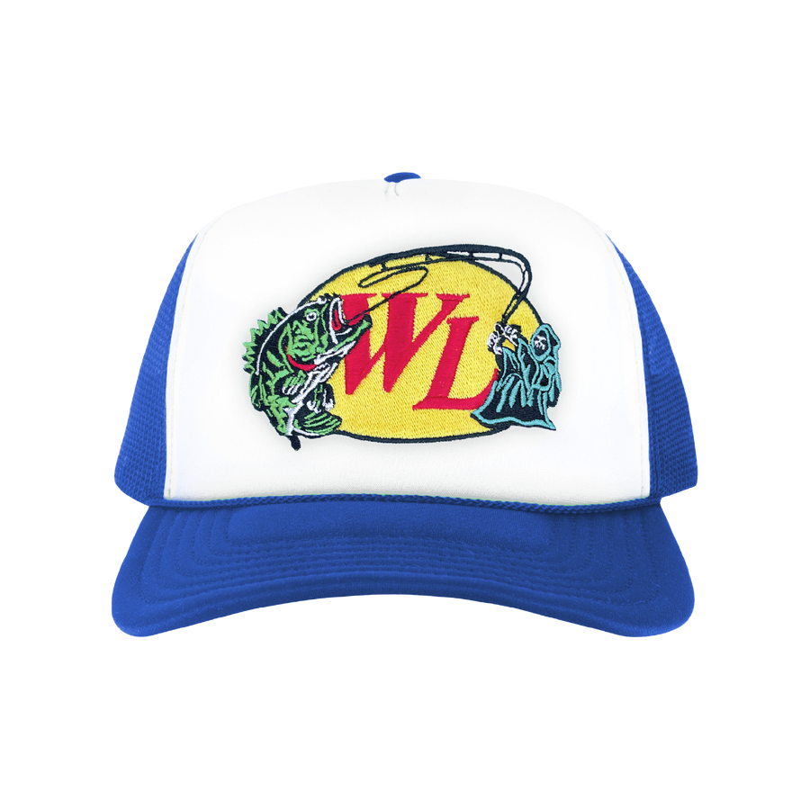Reelin' Reaper Foam Trucker Hat - Royal