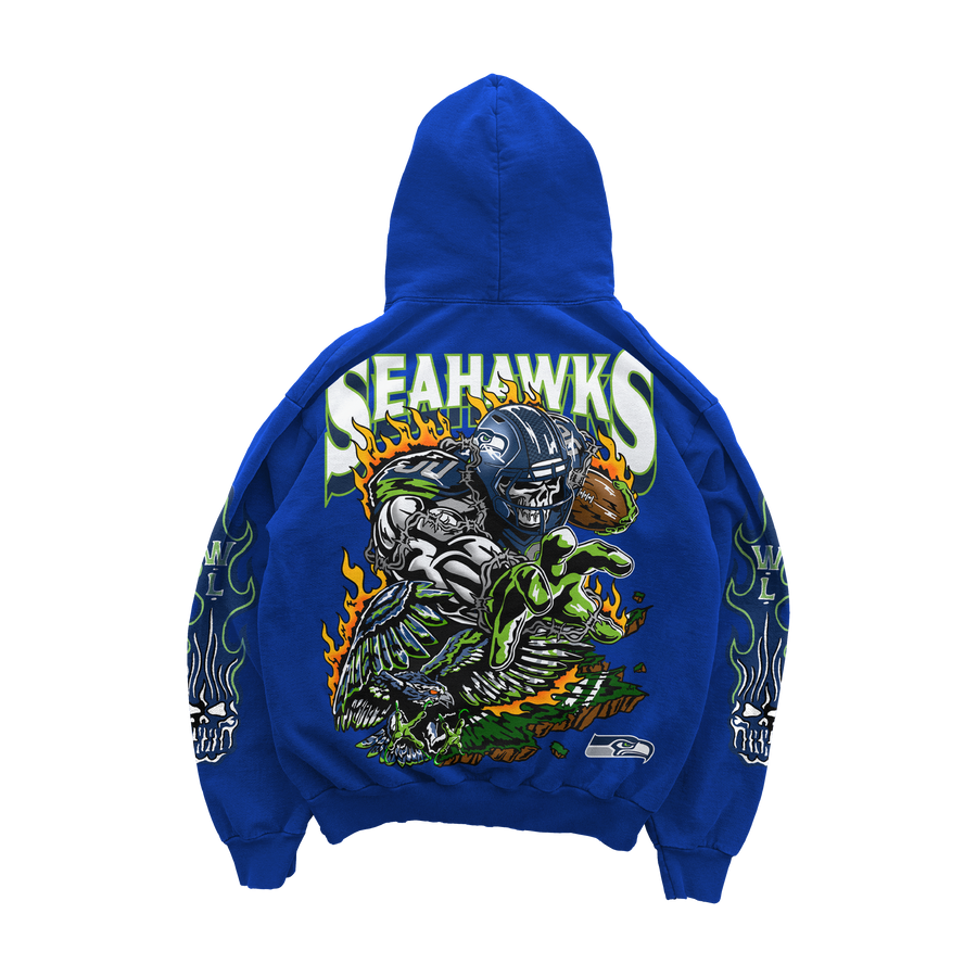 Seahawks Soar Hoodie - Blue
