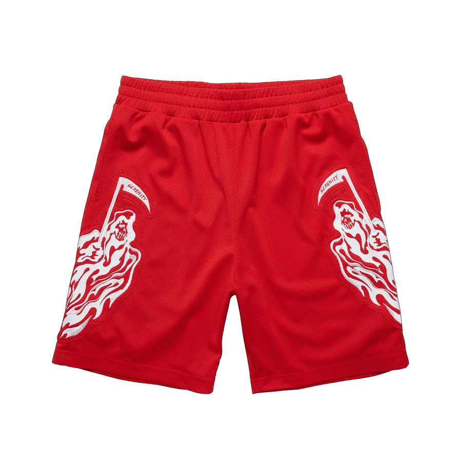 Serenity Mesh Shorts - Red