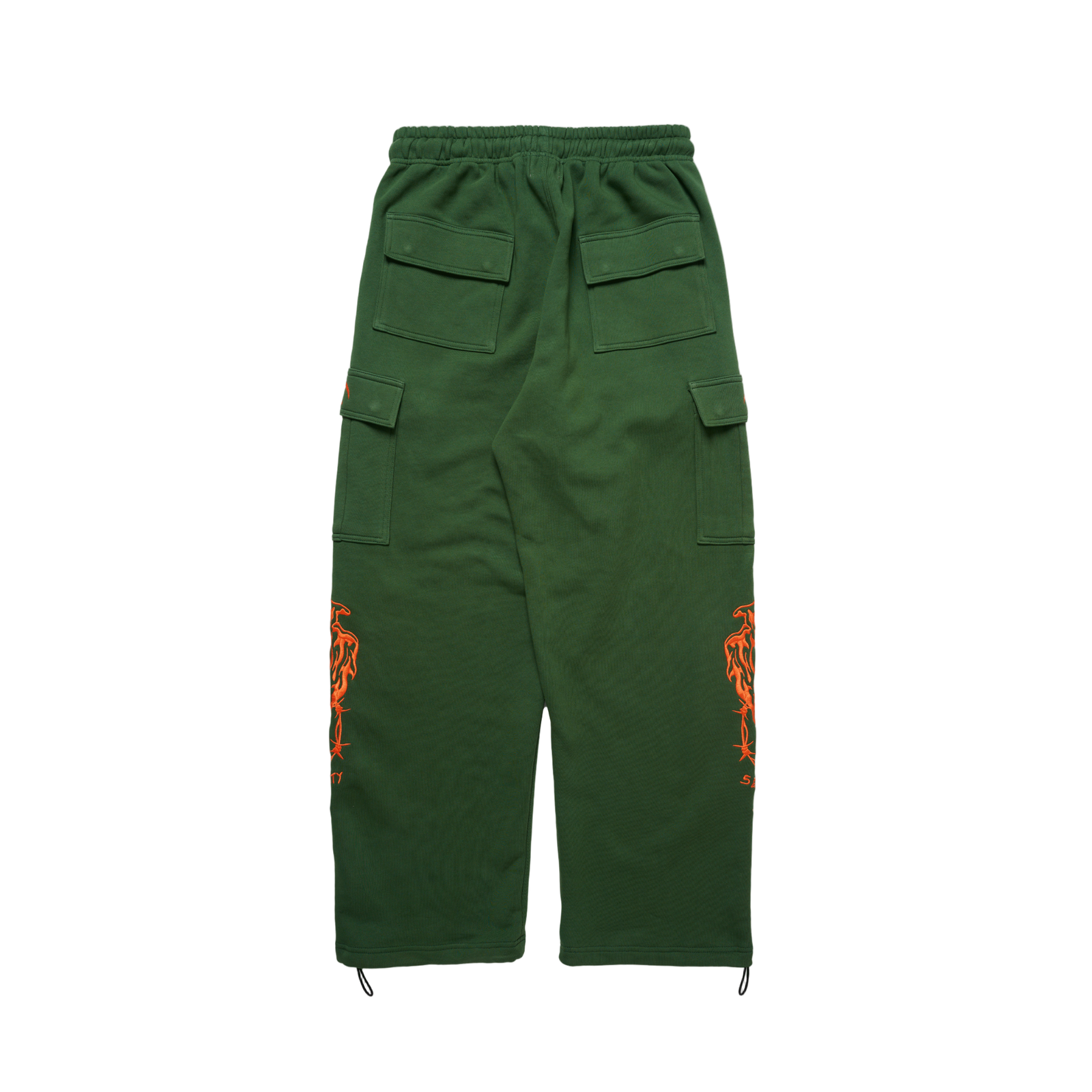 Serenity Baggy Cargo Sweatpants - Green