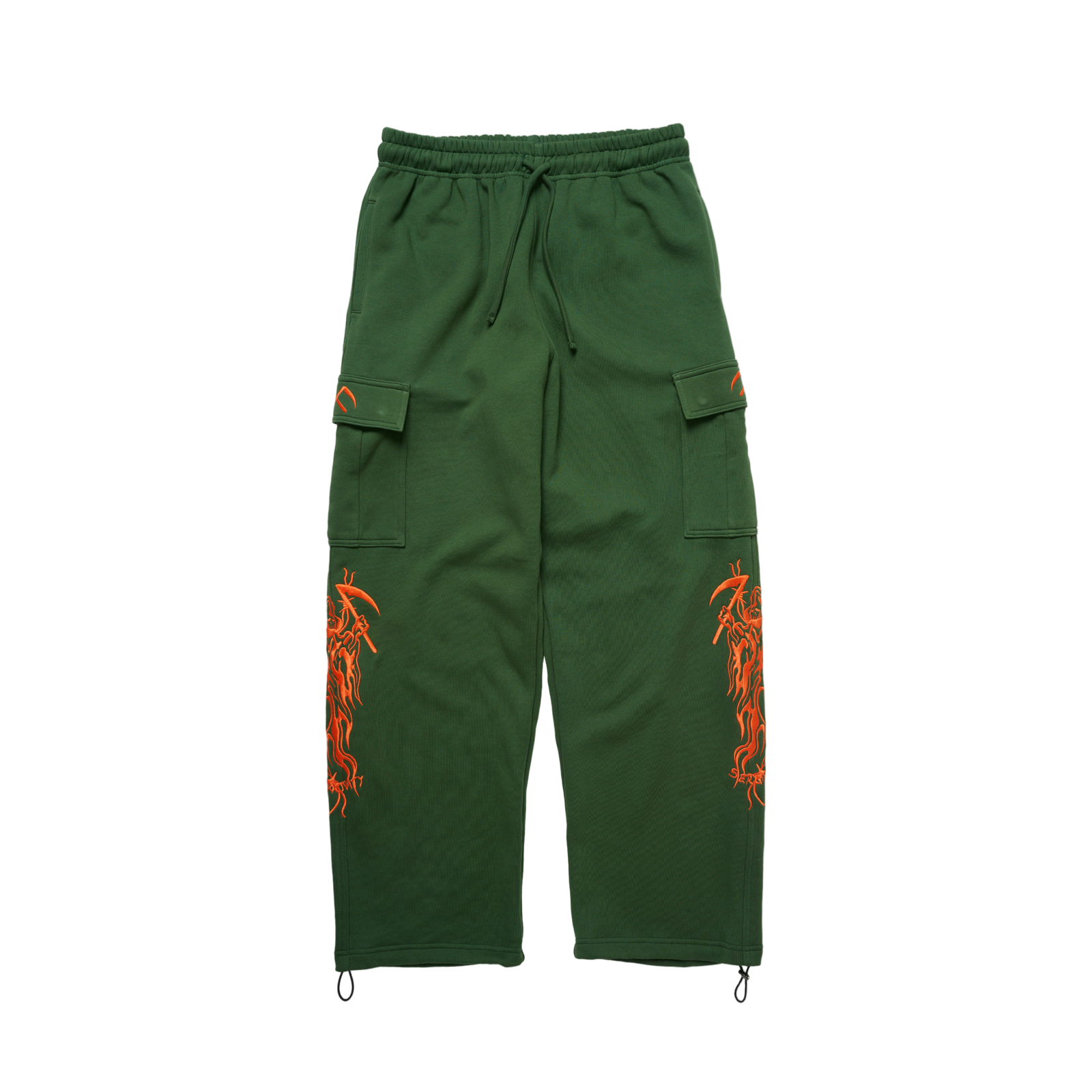 Serenity Baggy Cargo Sweatpants - Green