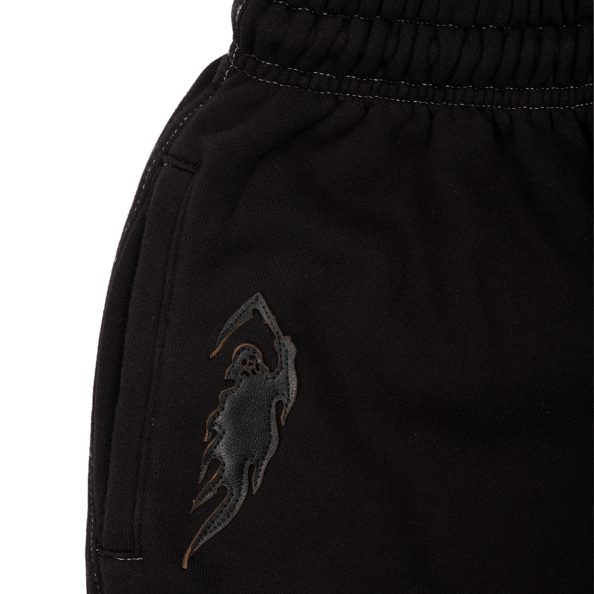 Overdyed Serenity Baggy Cargo Sweatpants - Black