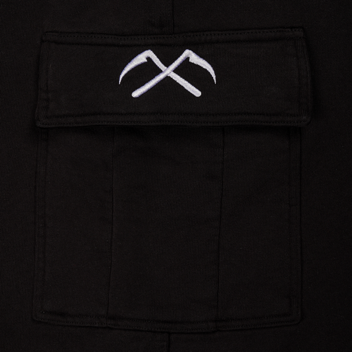 Overdyed Serenity Baggy Cargo Sweatpants - White