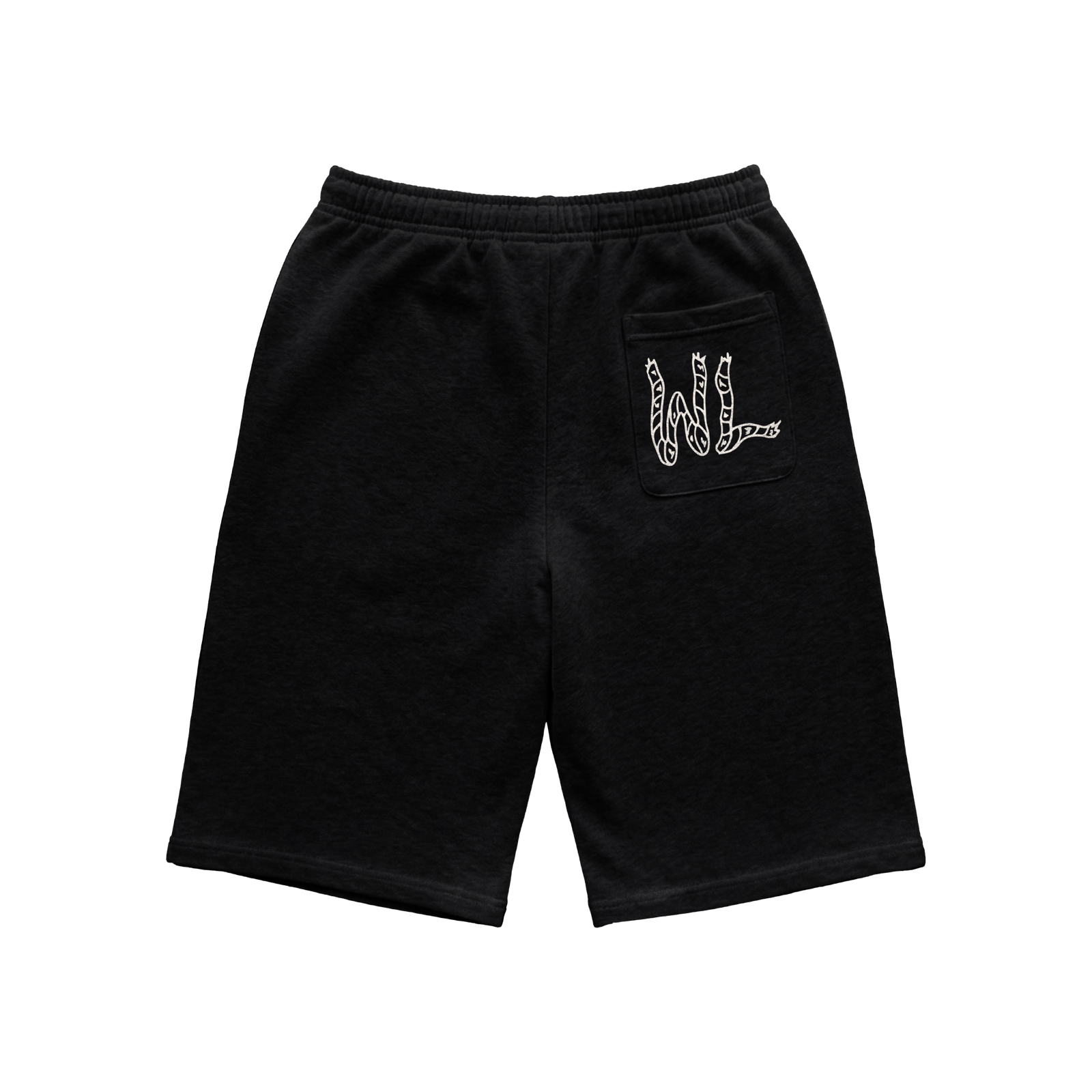 Outlaw Reaper Long Shorts - Black