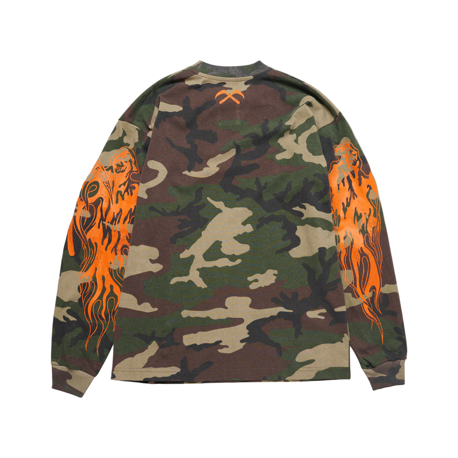Serenity Reaper Staple Long Sleeve T-Shirt - Washed Woodland Camo