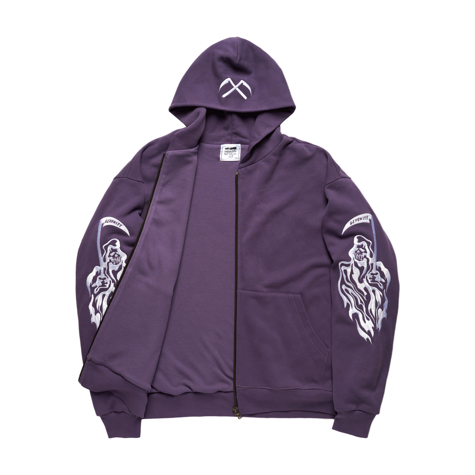 Serenity Reaper Thermal Lined Zip Up - Faded Purple