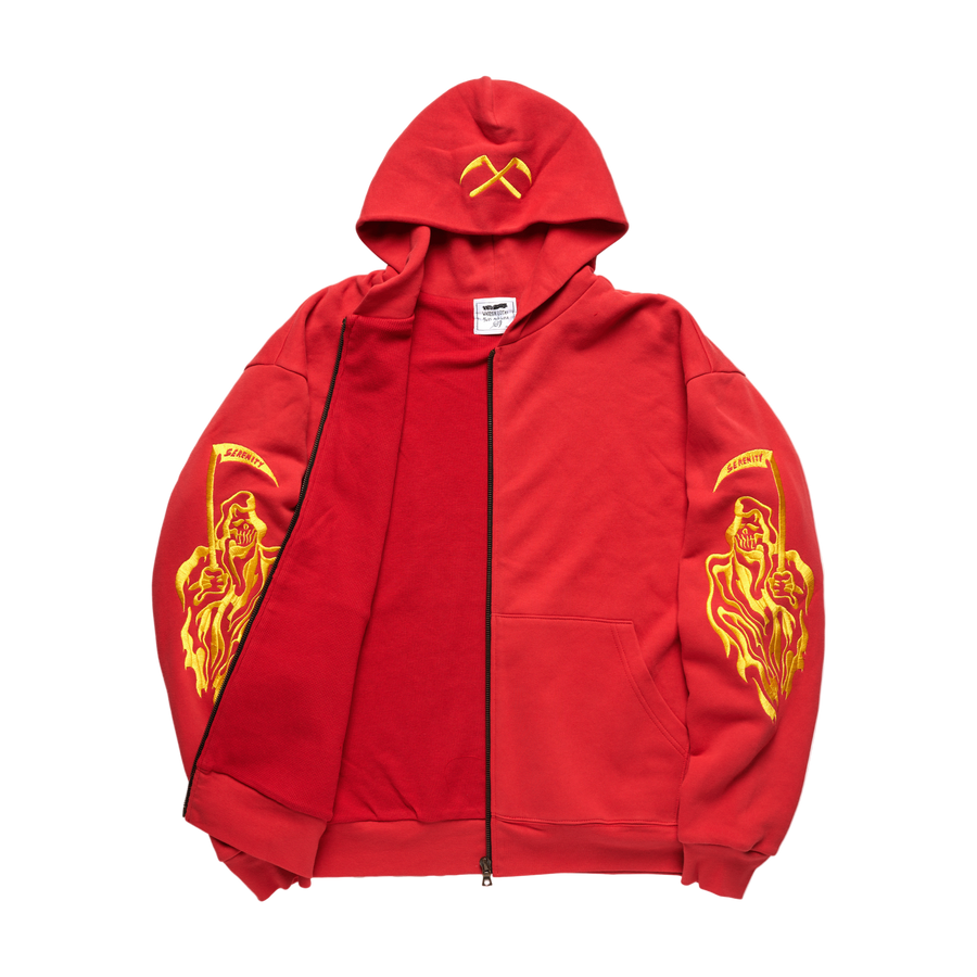 Serenity Reaper Thermal Lined Zip Up - Red