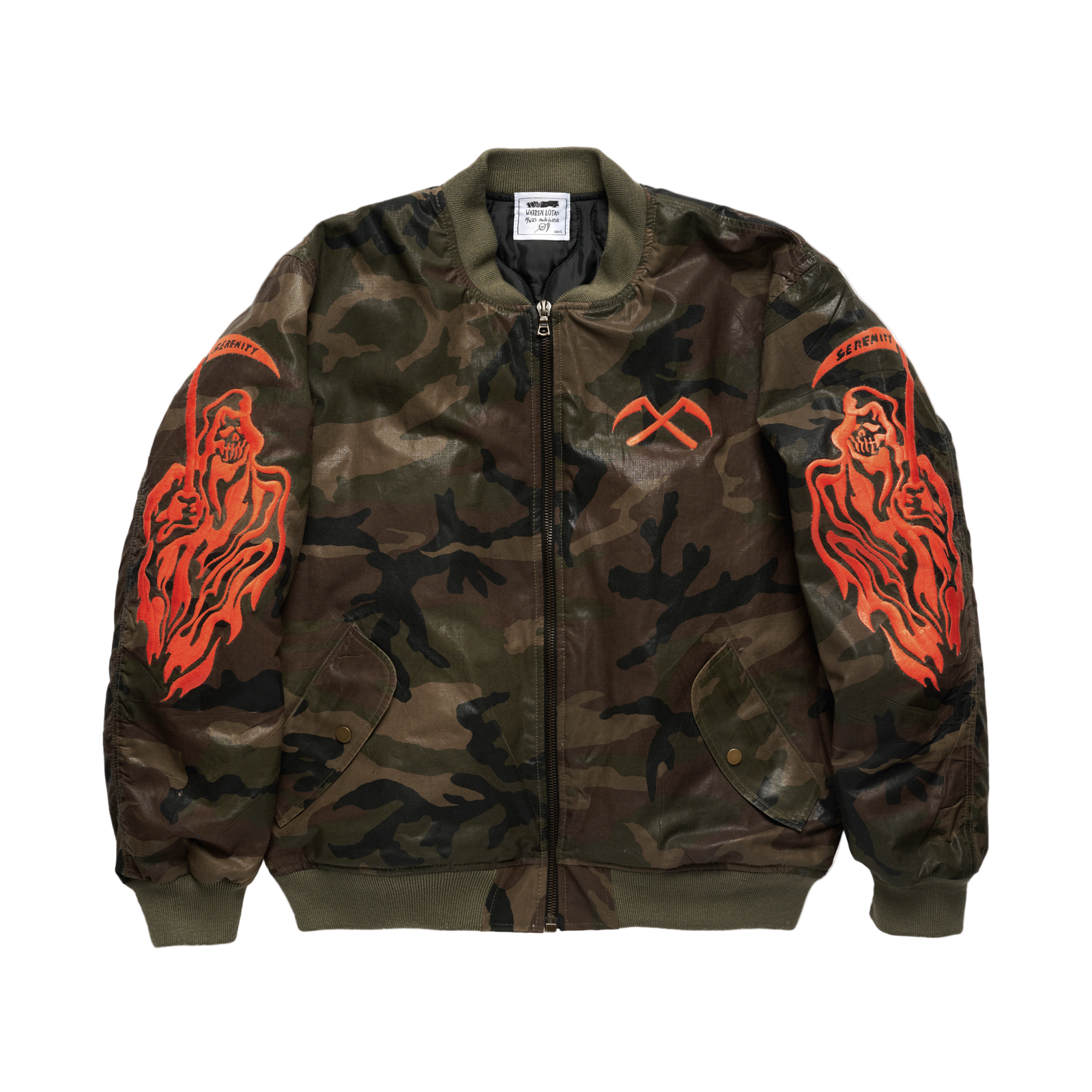 Serenity Reaper Waxed Bomber Jacket