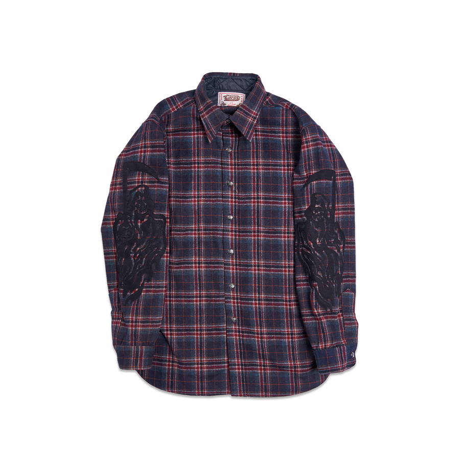 Serenity Reaper Applique Vintage Flannel - 004