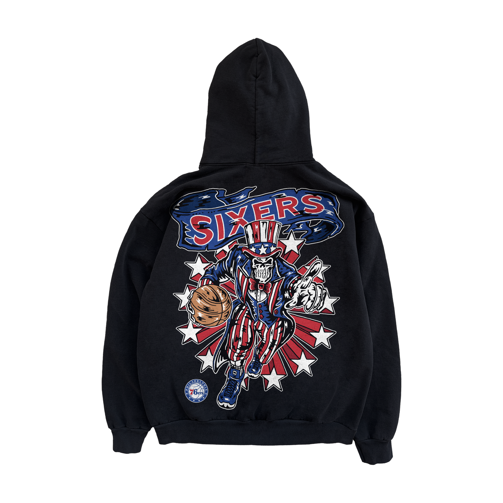 76ers Stars and Stripes Hoodie