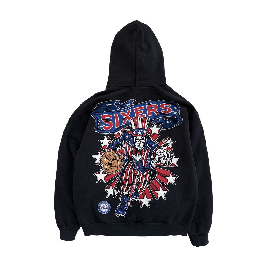 76ers Stars and Stripes Hoodie