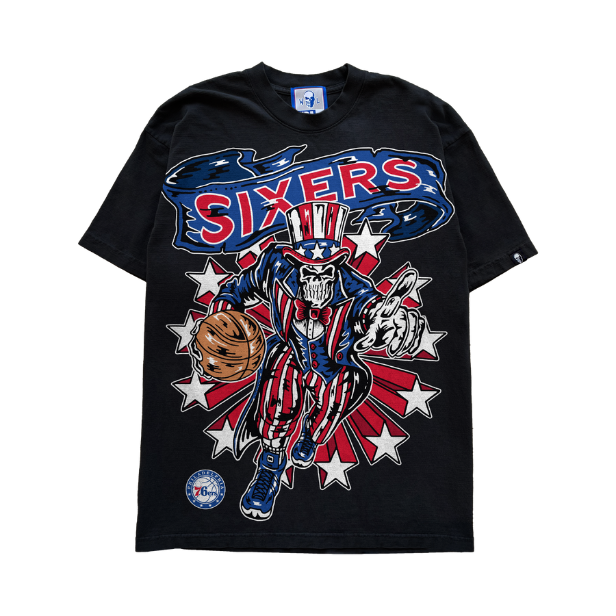 76ers Stars and Stripes T-Shirt