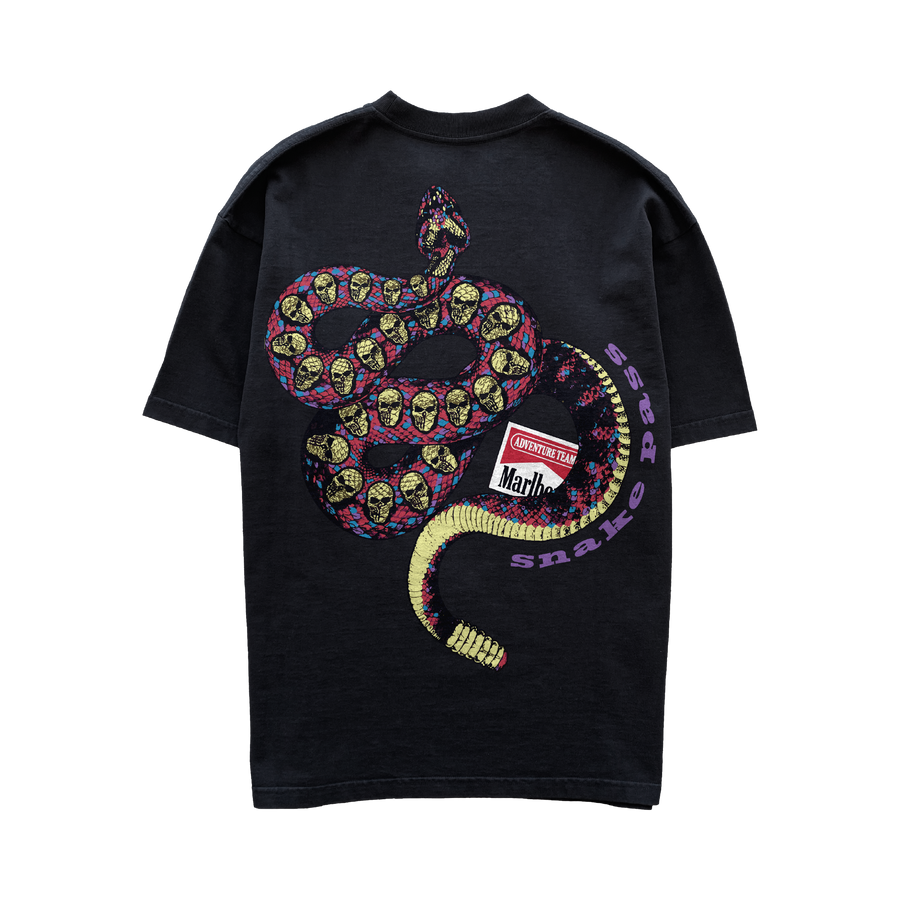 Snake Pass Pocket T-Shirt - Black