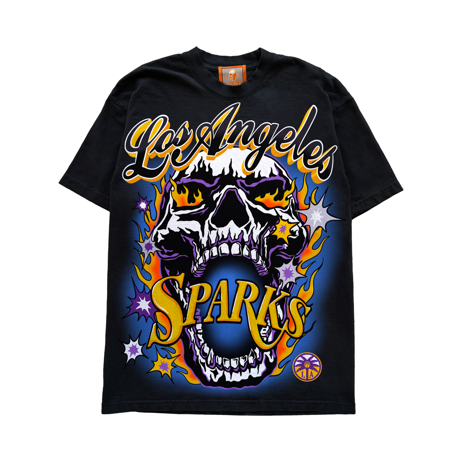 Sparks Skull T-Shirt - Black