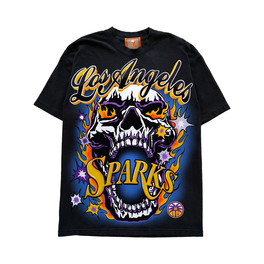 Sparks Skull T-Shirt - Black