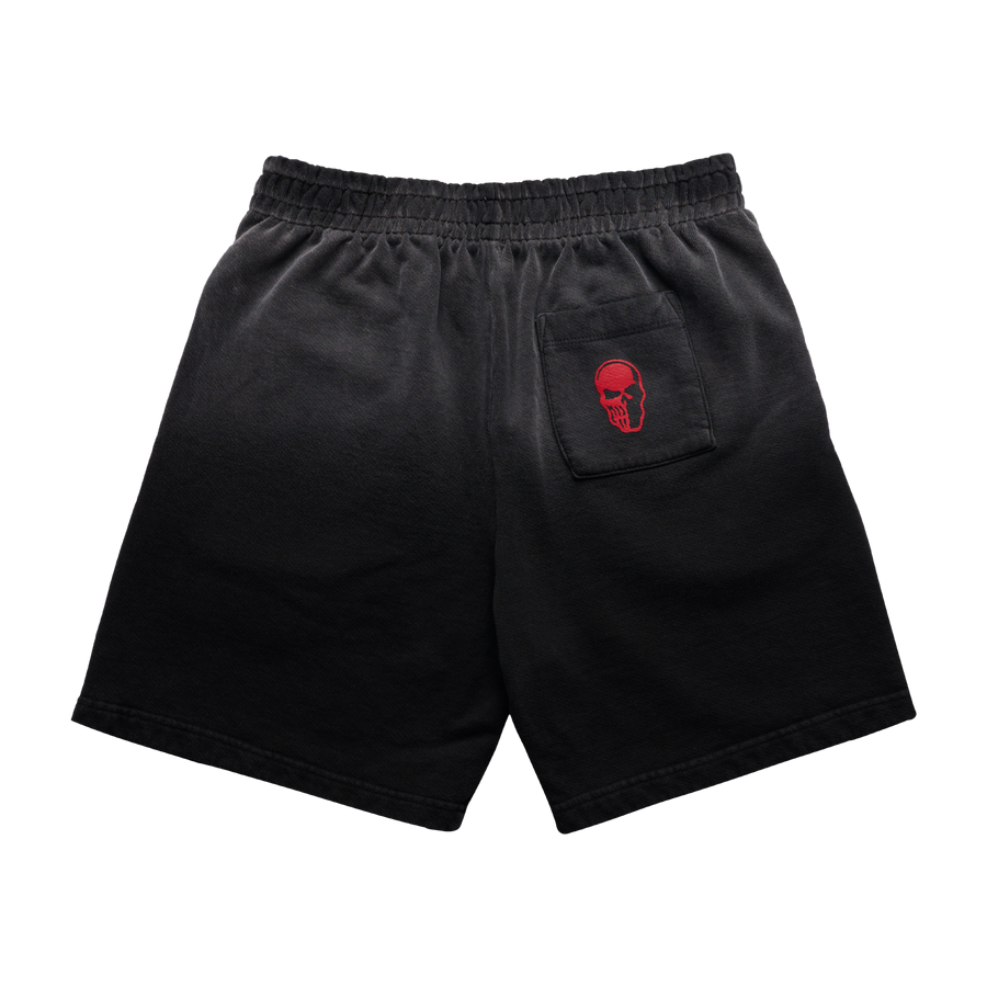 Chicago Bulls Flaming Skull Shorts
