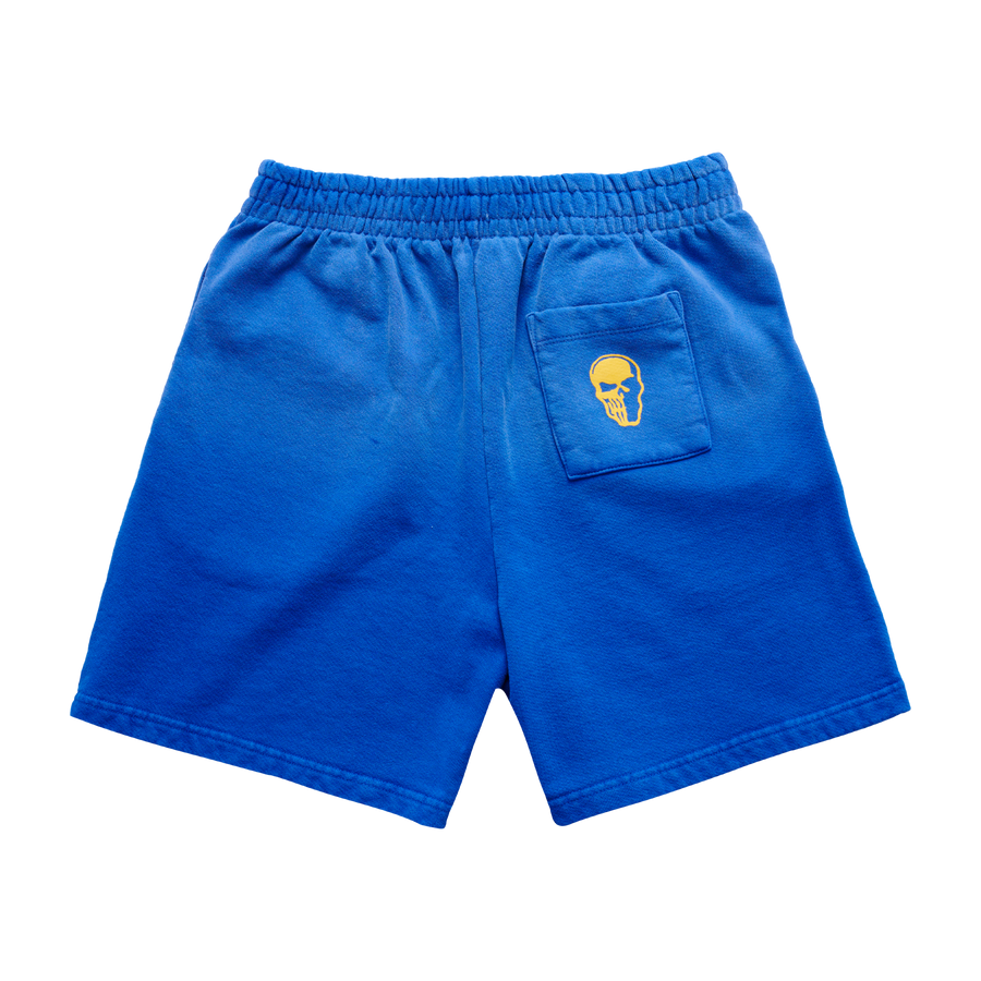 Golden State Warriors Flaming Skull Shorts