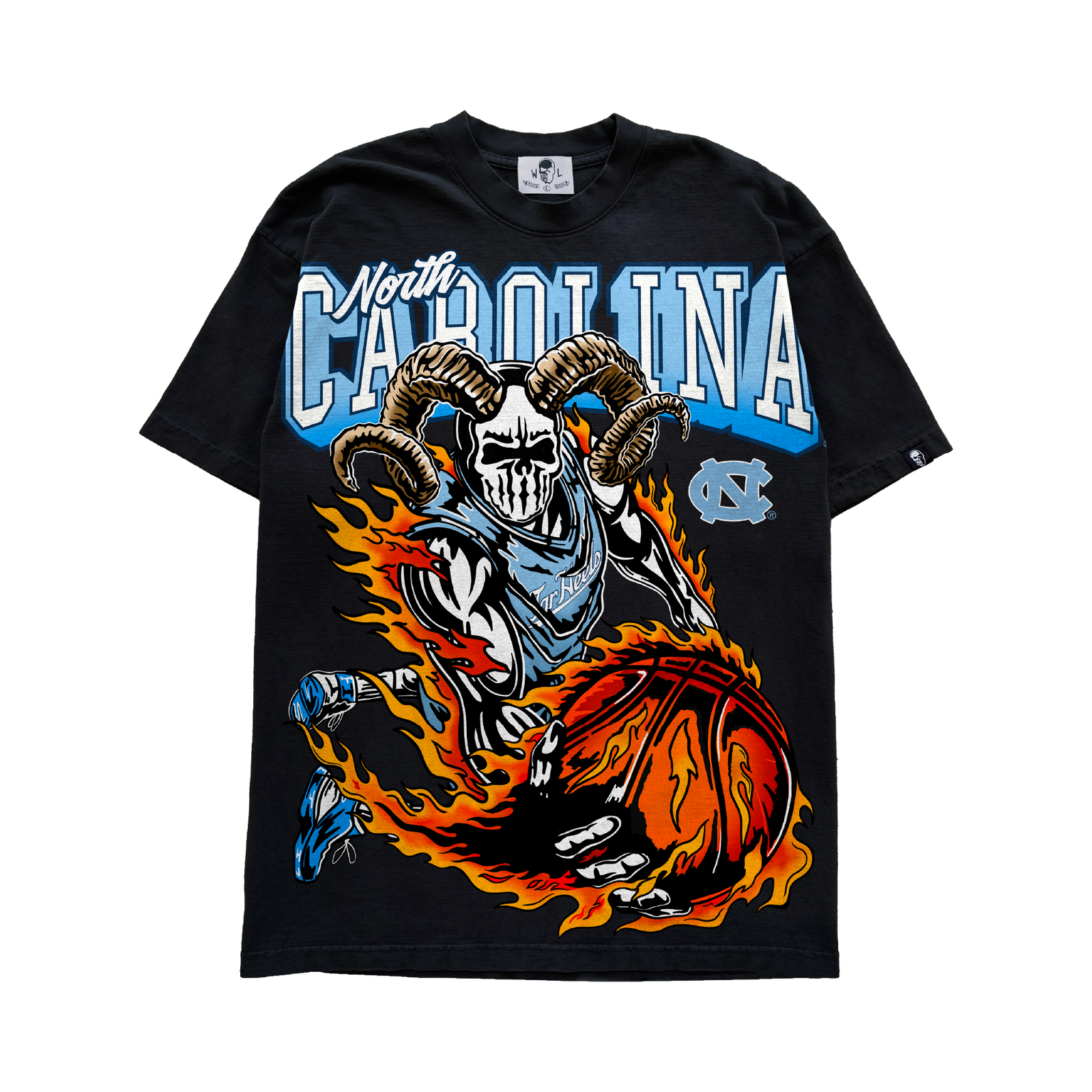 Tar Heel Blaze T-Shirt - Black
