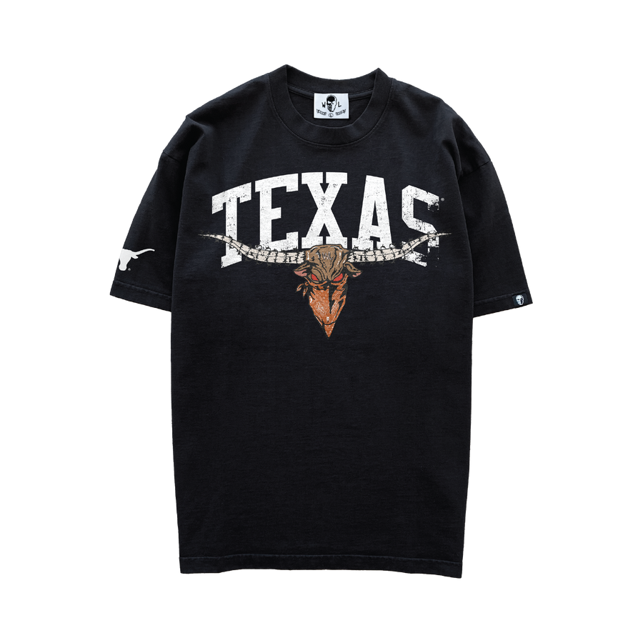 Texas Barbed Longhorn T-Shirt - Black