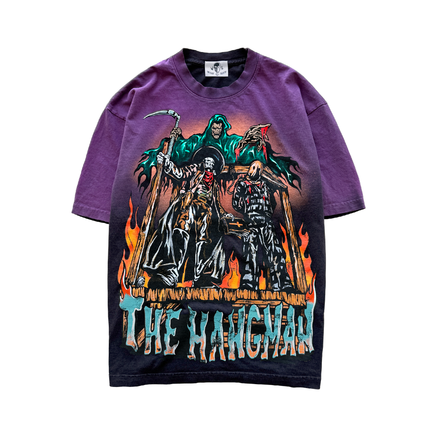 The Hangman T-Shirt - Purple/Black