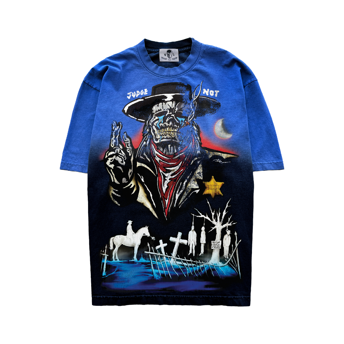 The Judge T-Shirt - Blue/Black