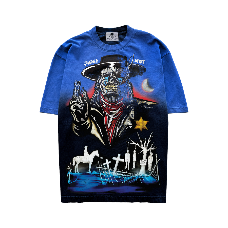 The Judge T-Shirt - Blue/Black