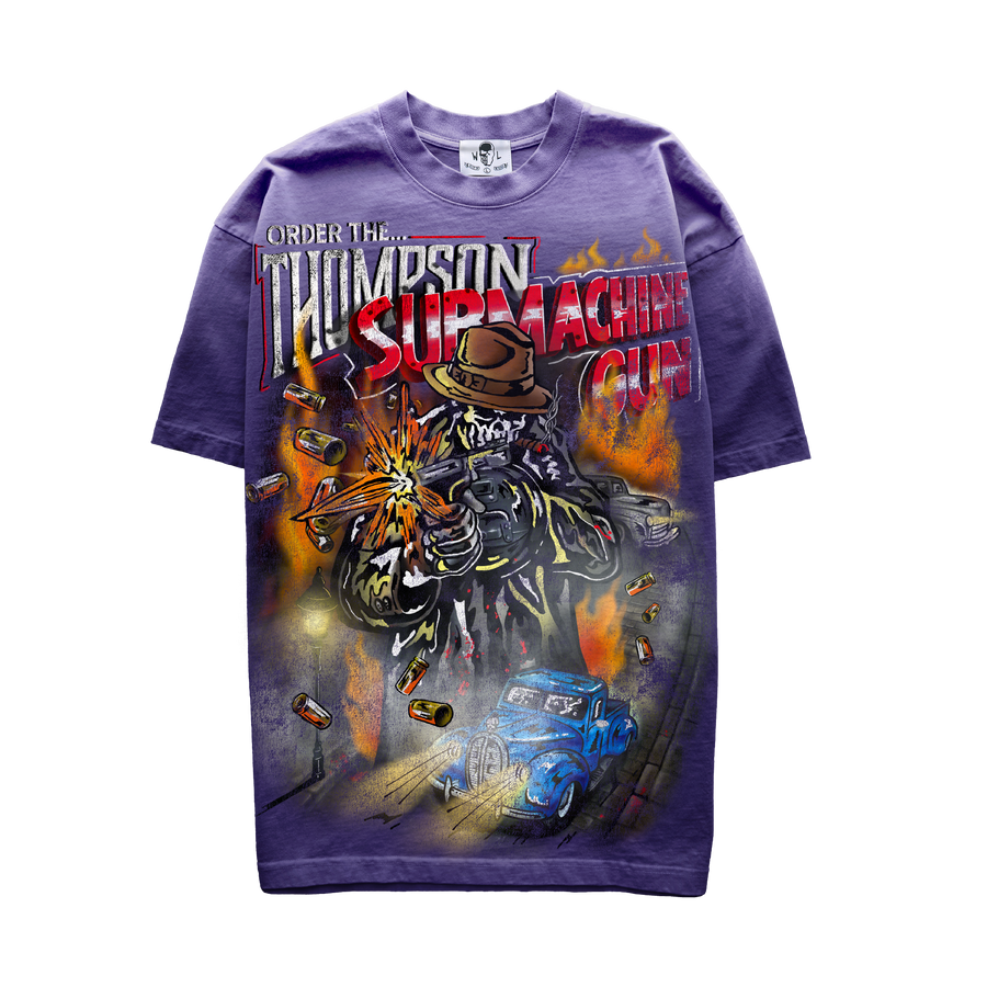 Tommy T-Shirt - Sunfaded Purple