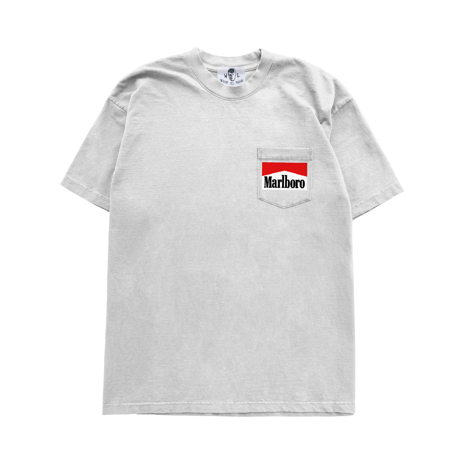 Triple Frame Pocket T-Shirt - White