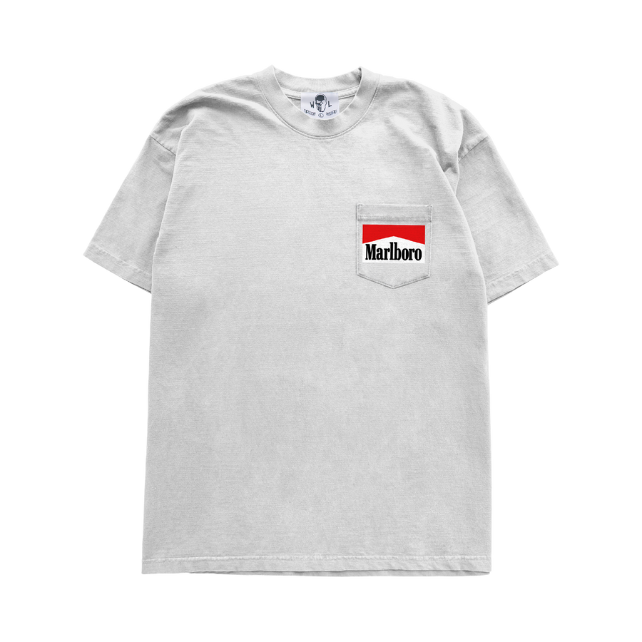 Triple Frame Pocket T-Shirt - White