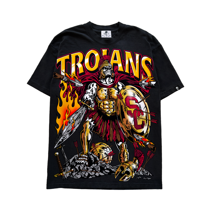 Trojan Warrior T-Shirt - Black