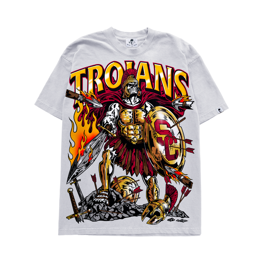 Trojan Warrior T-Shirt - White
