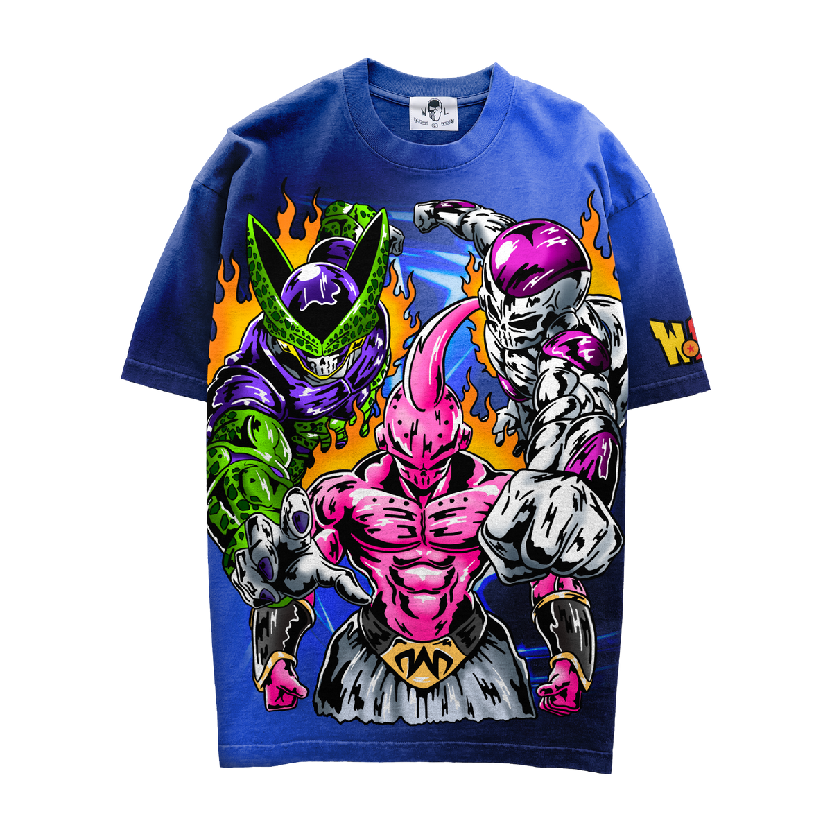 Villains T-Shirt - Sunfaded Blue