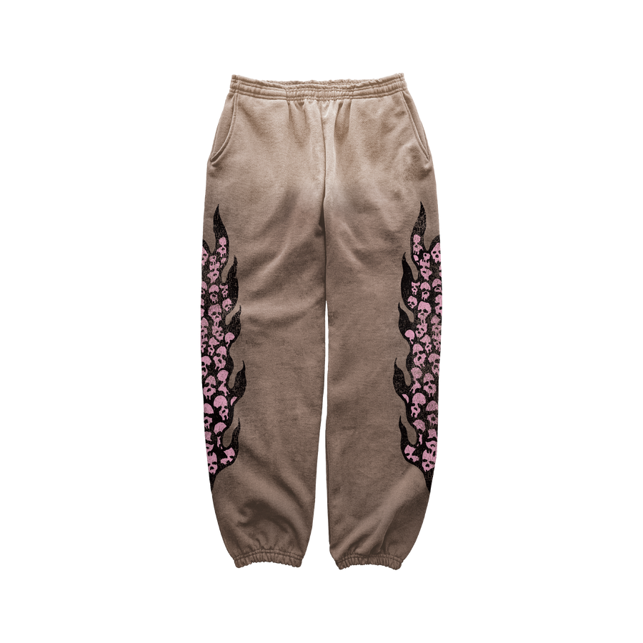 Catacombs Sweatpants - Faded Trendy Brown