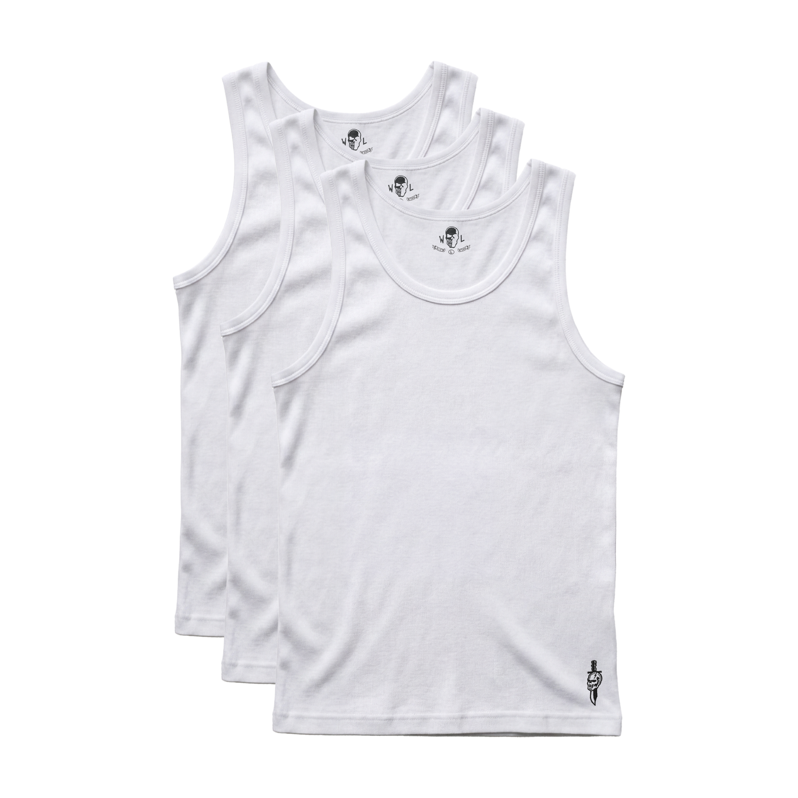 WL Beaters 3-Pack - White