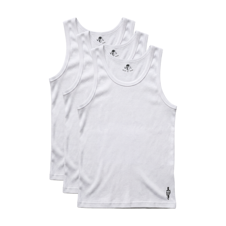 WL Beaters 3-Pack - White