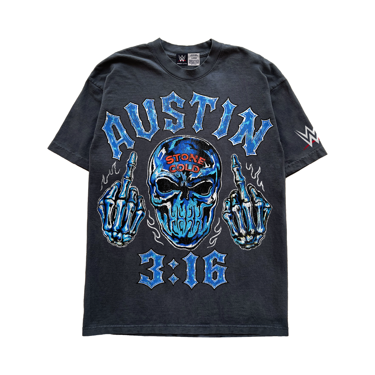Stone Cold Fingers T-Shirt - Vintage Black