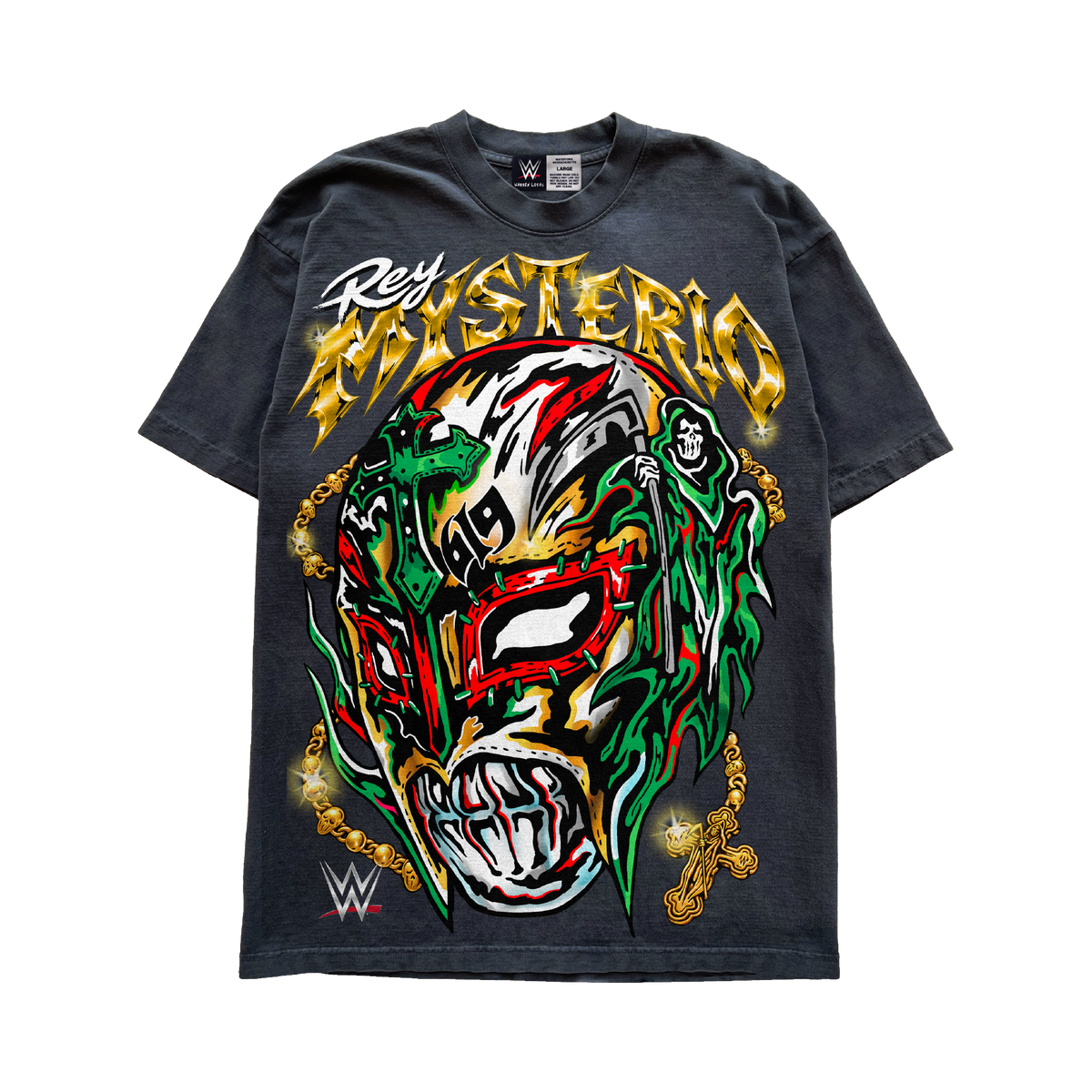 Mysterio T-Shirt - Vintage Black