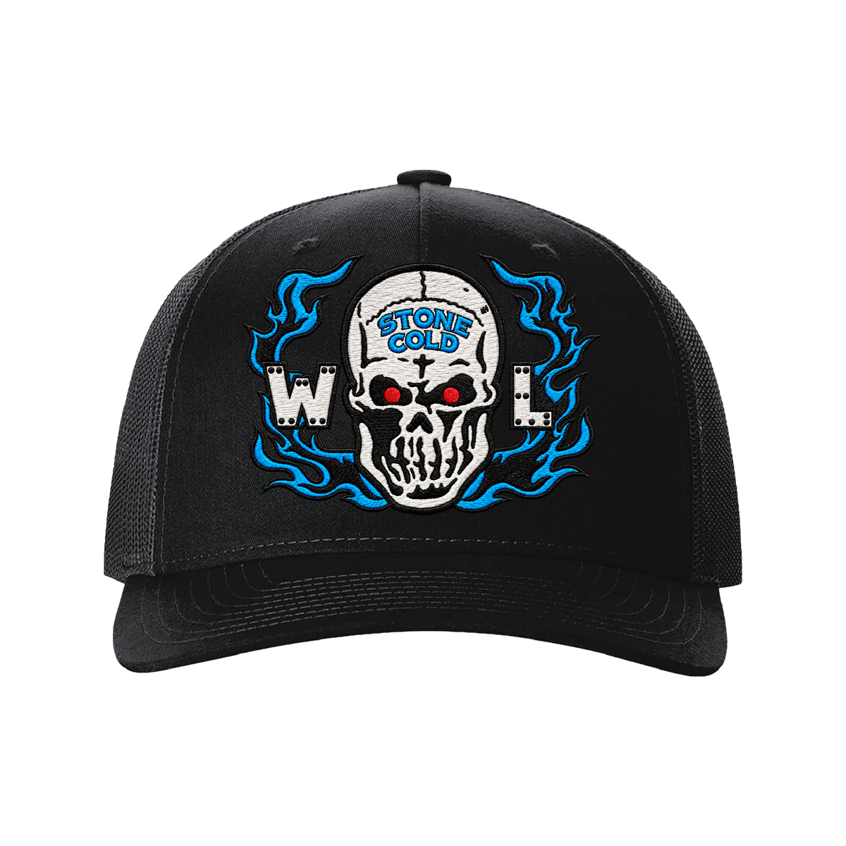 Stone Cold Trucker Hat - Black