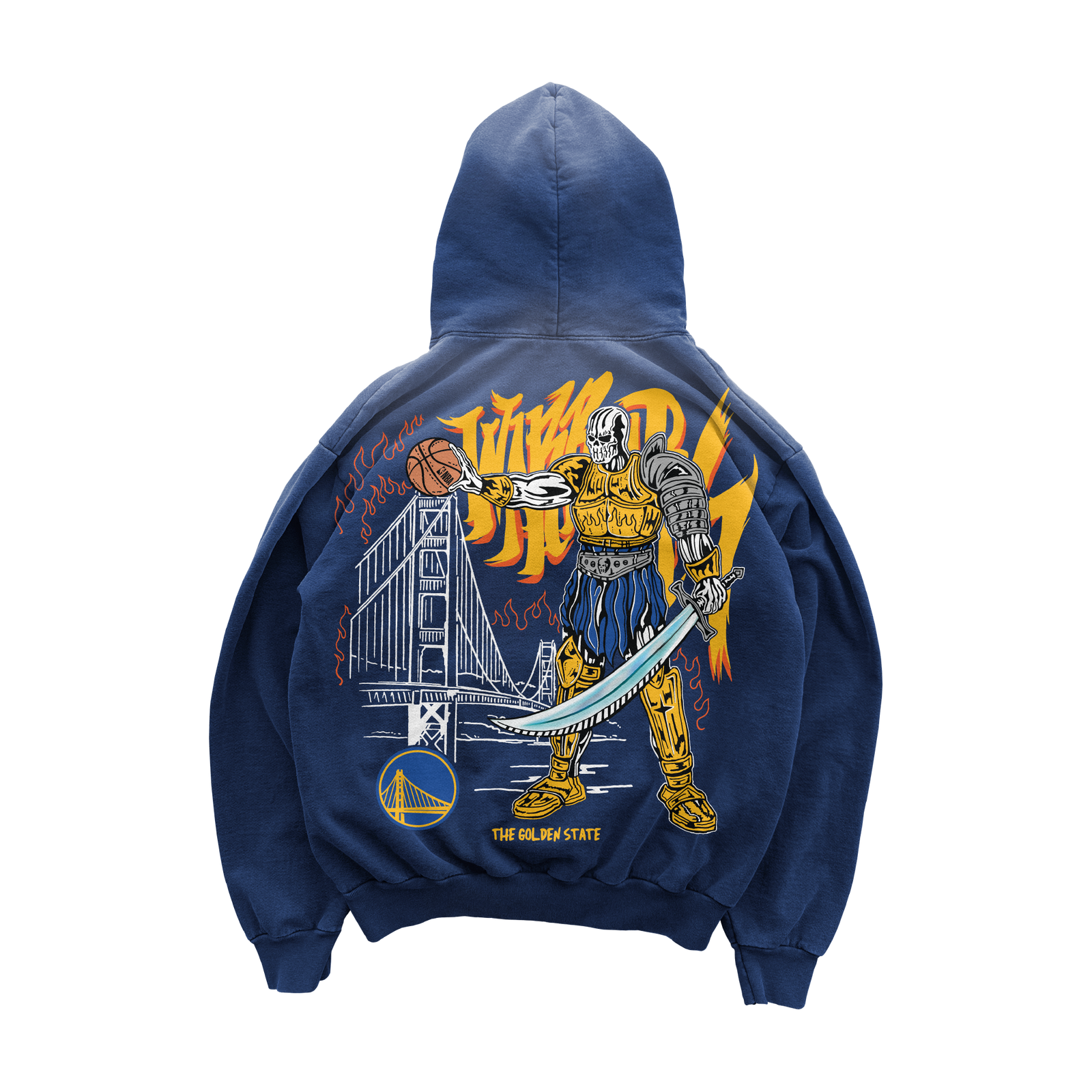 The Golden State Hoodie - Faded Blue