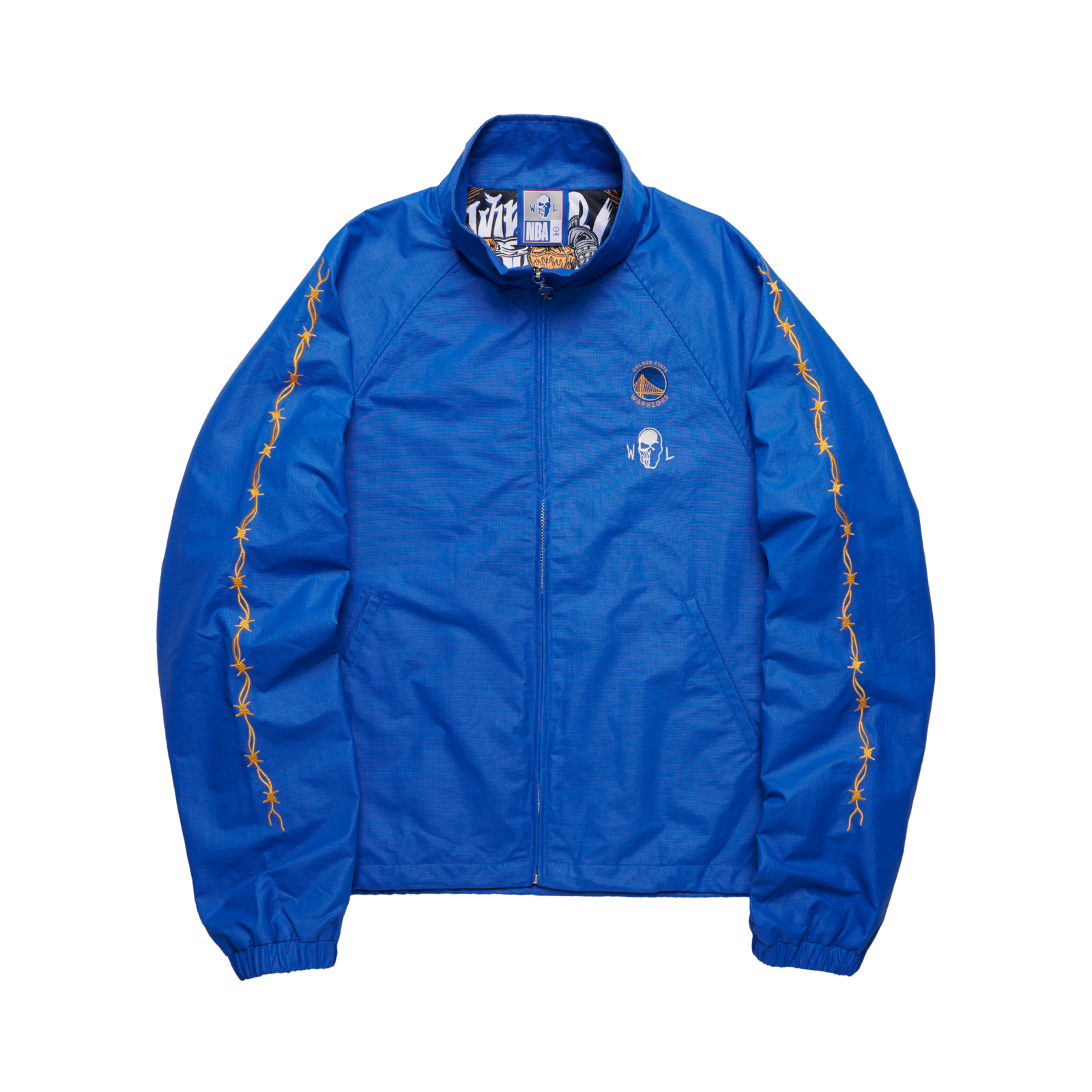 Warriors Barbed Wire Nylon Jacket