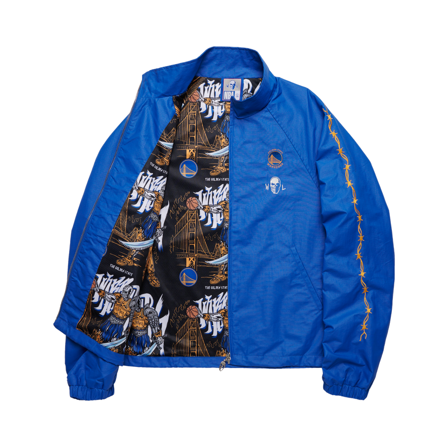 Warriors Barbed Wire Nylon Jacket