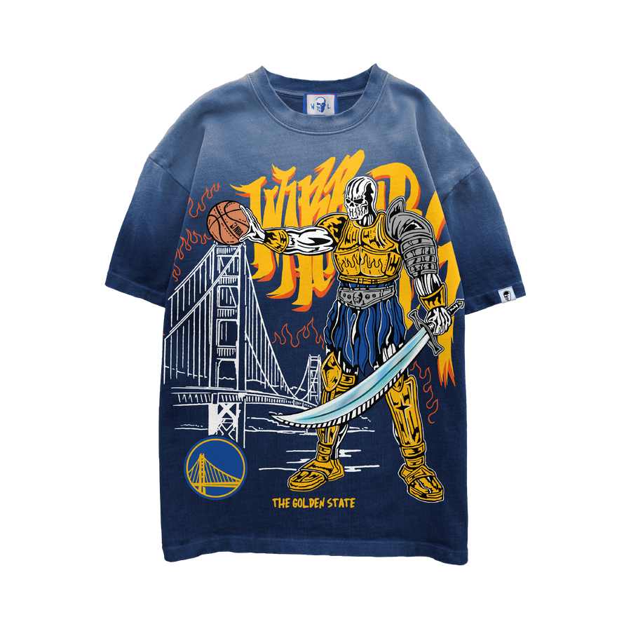 The Golden State T-Shirt - Faded Blue