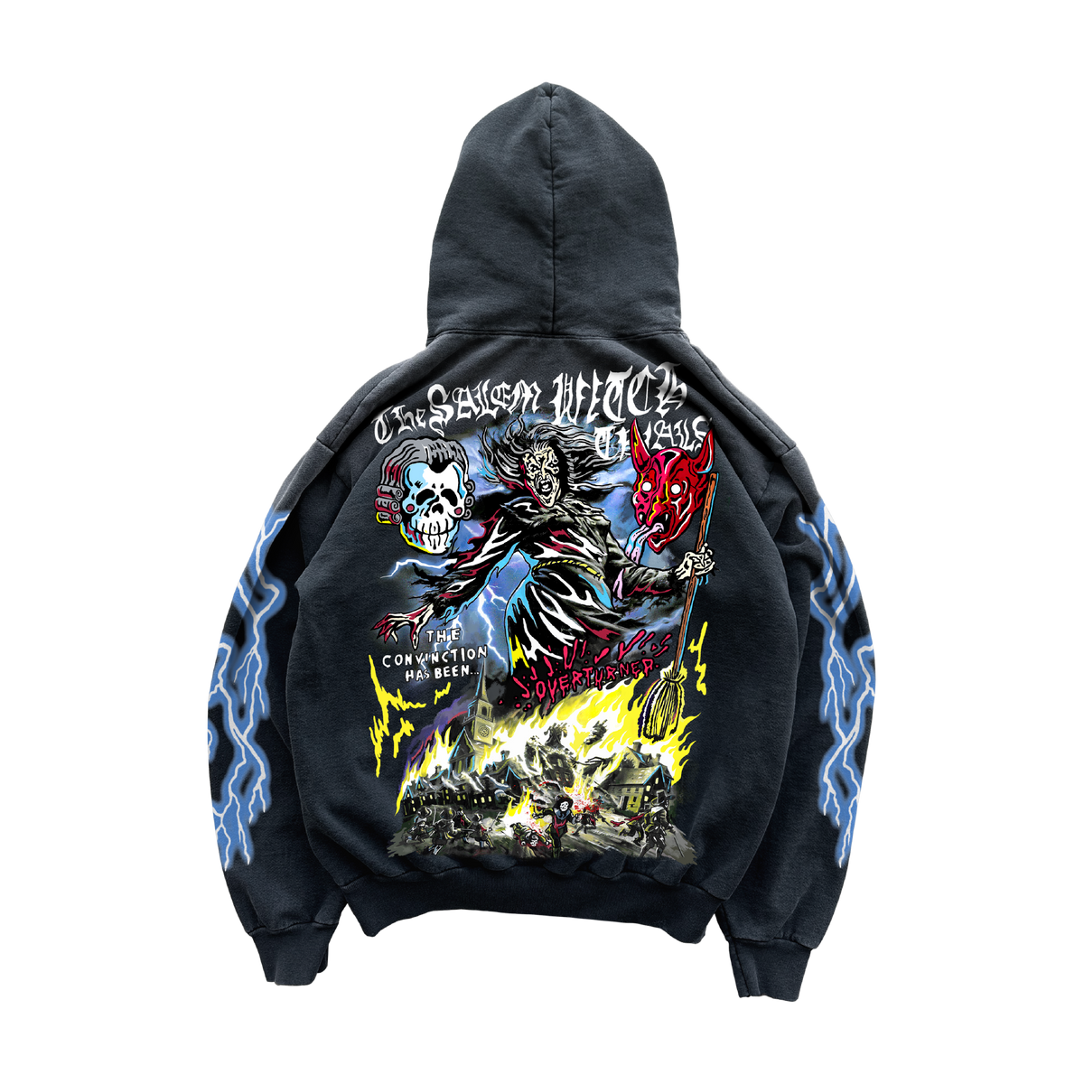 Witch Trials Hoodie - Vintage Black