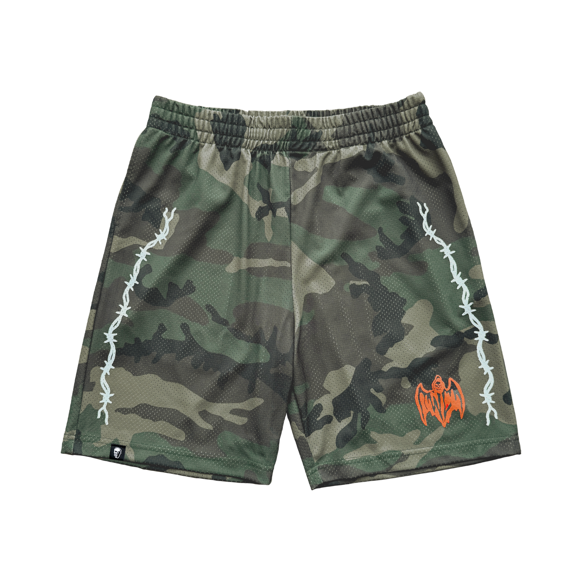 Bat Reaper Mesh Shorts - Faded Woodland Camo – Warren Lotas