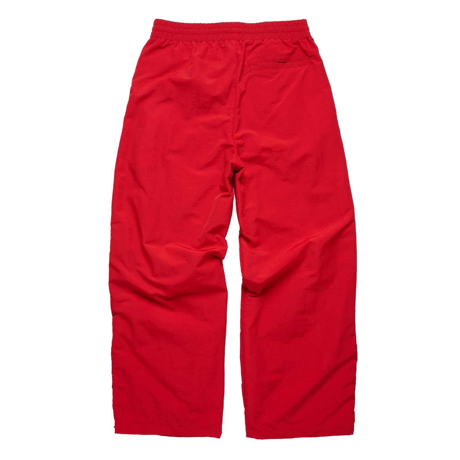 Barbed Wire Nylon Track Pants - Red - clean background