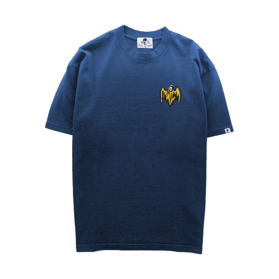 Bat Reaper T-Shirt - Sunfaded Blue