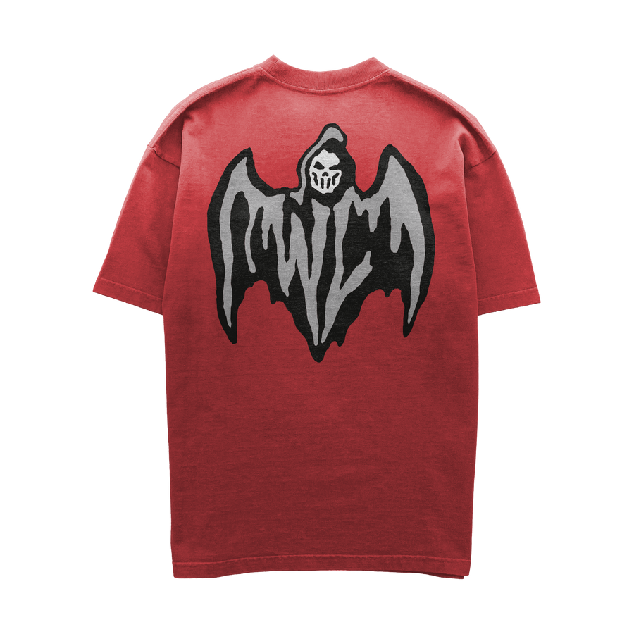 Bat Reaper T-Shirt - Sunfaded Red