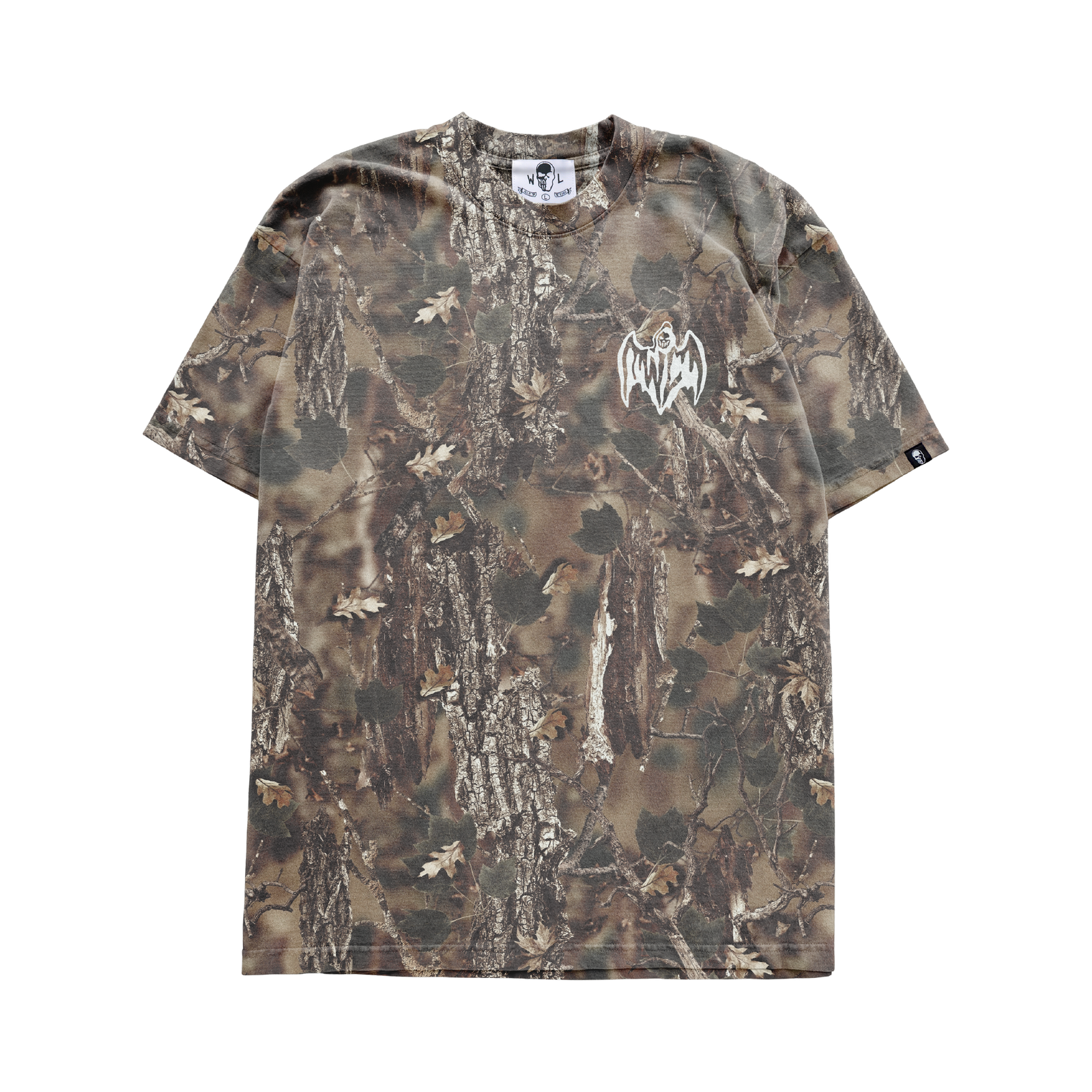 Bat Reaper T-Shirt - Faded Hunting Camo